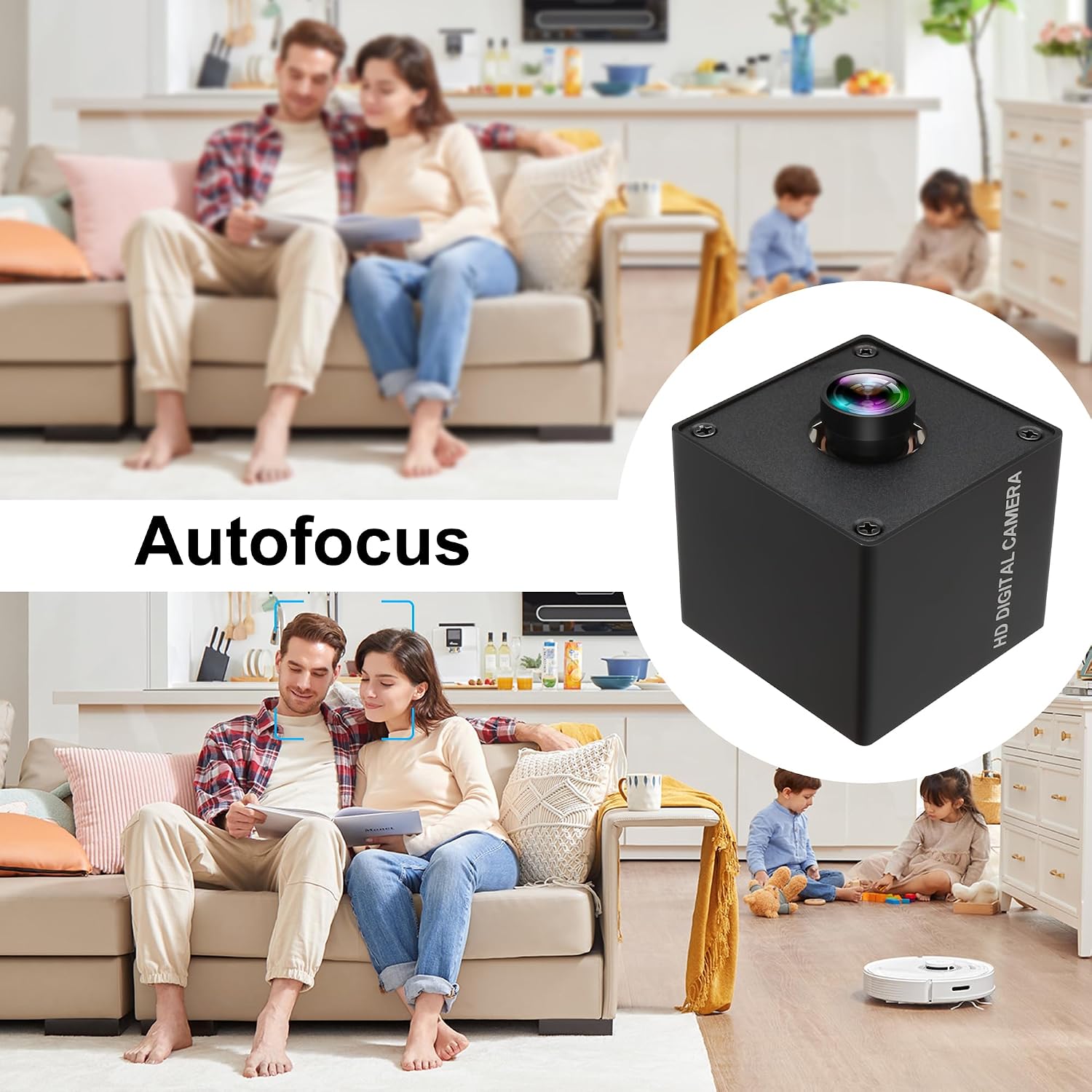 12MP 4K USB3.0 Autofocus Camera,120fps High Speed 88° HFOV No Distortion Lens UVC Driver-Free Webcam Plug&Play for Jetson Nano Windows Golf Swing Capture Lightburn Laser Engraver 3D Printer - Image 3